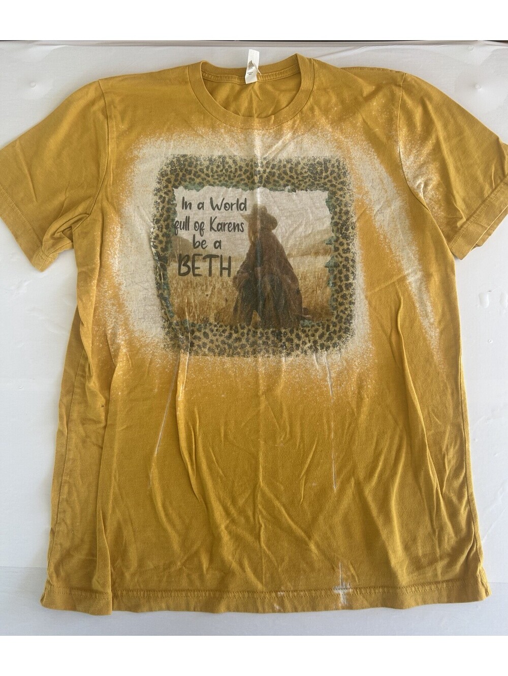 Women's Graphic Tee Yellowstone Beth Duttons In A World Full Of Karen’s L